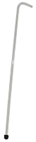 A white cane with a black tip, commonly used in home brewing.